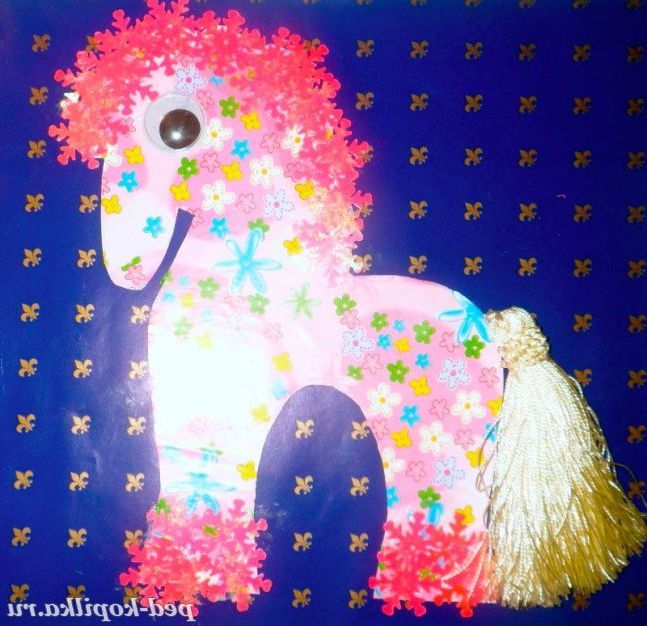 Конячка з паперу своїми руками