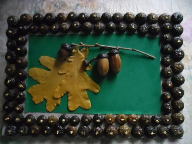 Дубок.Панно з природного матеріалу