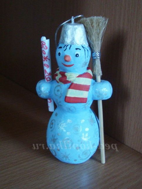 Сніговик своїми руками