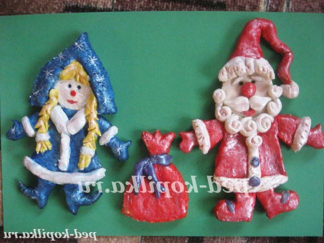 Новорічні вироби із солоного тіста