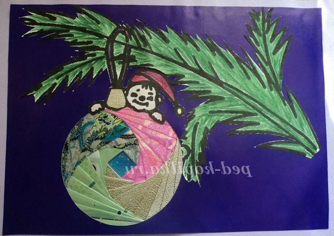 Новорічна аплікація