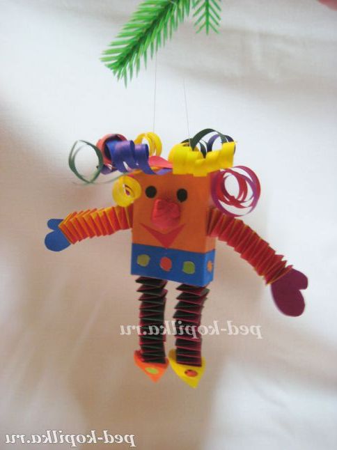 Ялинкова іграшка Клоун своїми руками