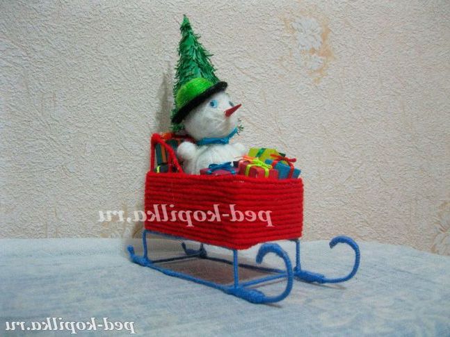 Сани Діда Мороза своїми руками