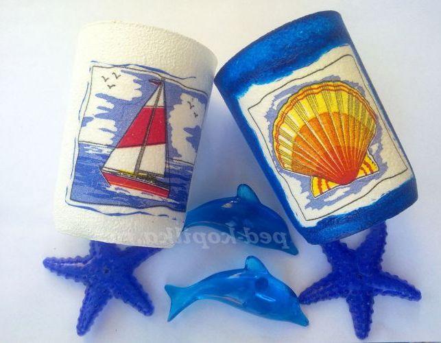 Декорування стаканчиків в техніці декупаж