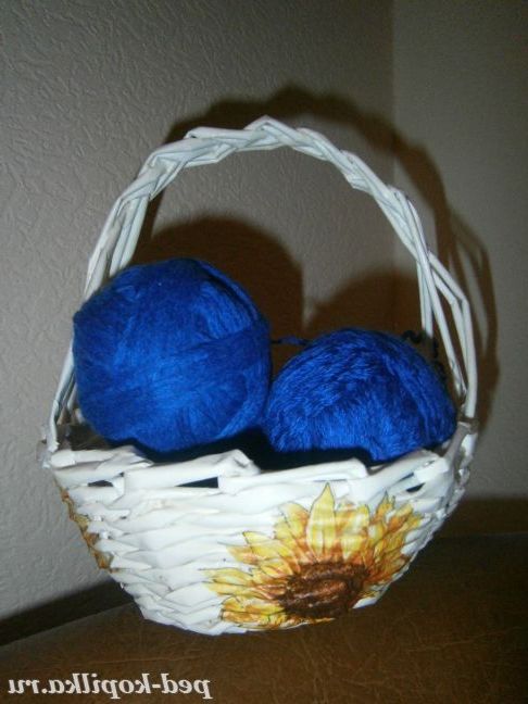 Кошик для клубків своїми руками