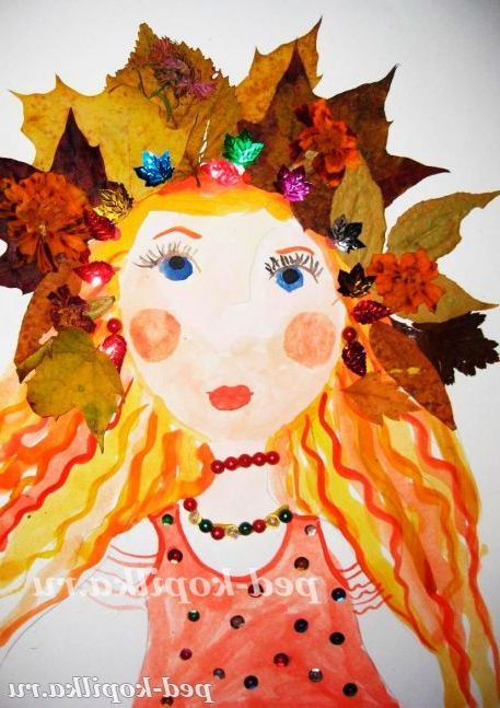 Аплікація Осінь для дитячого садка