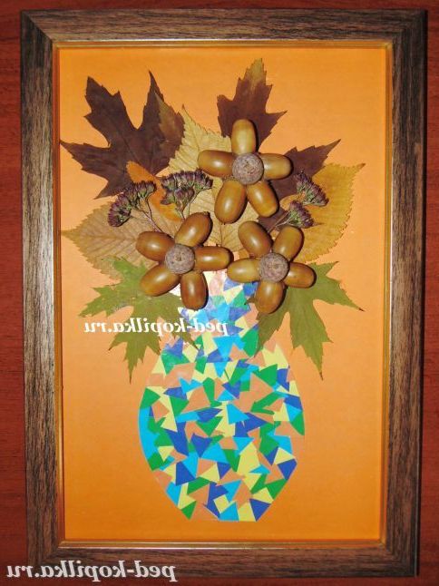 Об'ємна аплікація з природного матеріалу