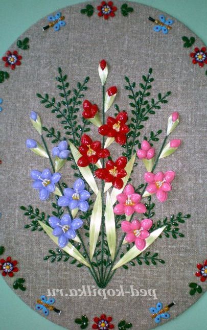 Аплікація Гладіолуси