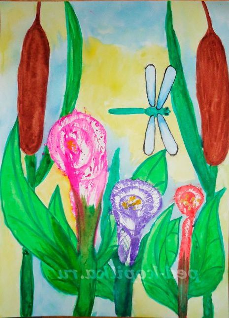 Нетрадиційні техніки малювання. Ніткографія