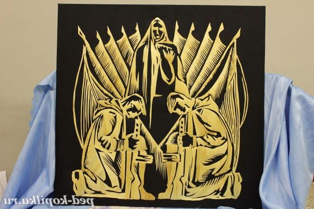 картина з соломки 