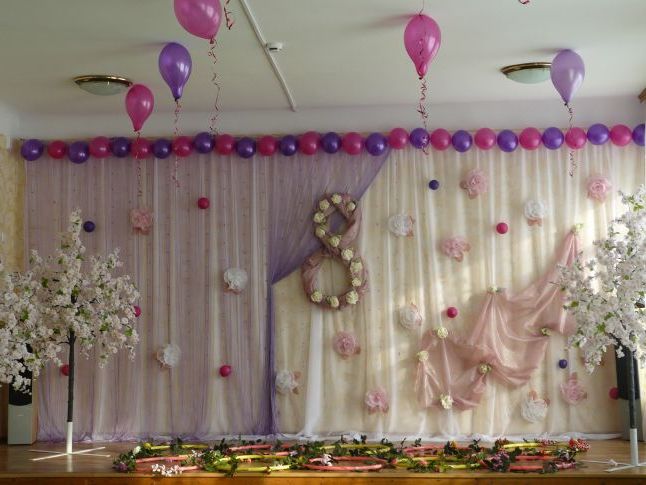 Оформлення до 8 березня.