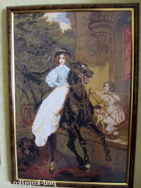 картина, вишита рахунковим хрестиком