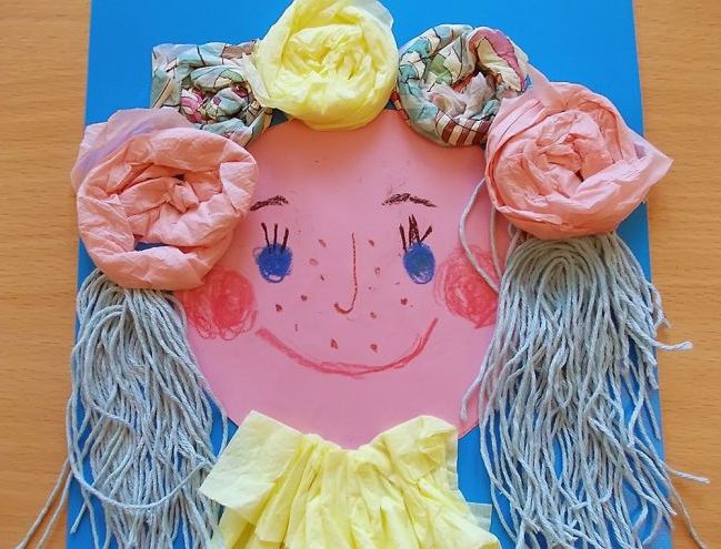 Аплікація на тему Весна