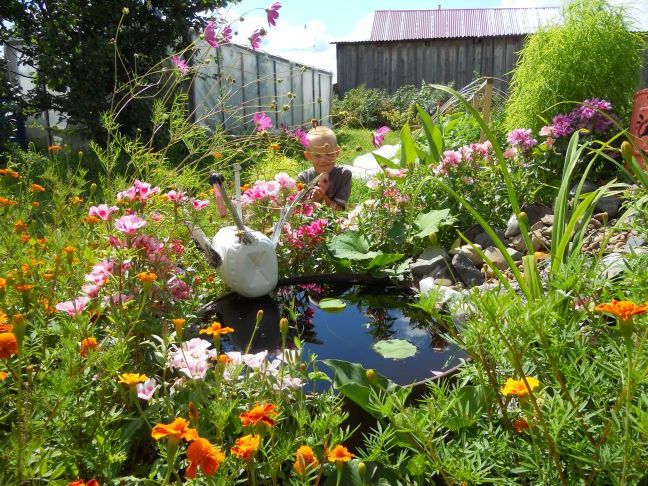 Струмочок з чаплею