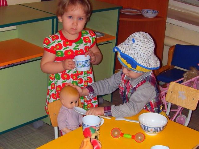 Заняття з дітьми в дитячому саду