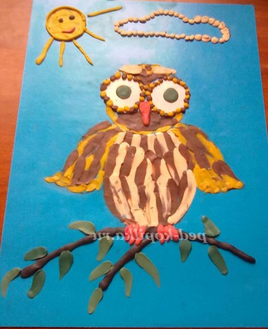 Пластилинография в середній групі