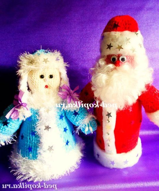 Дід Мороз і Снігуронька гачком