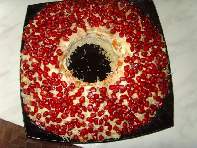 Салат: Гранатовий браслет