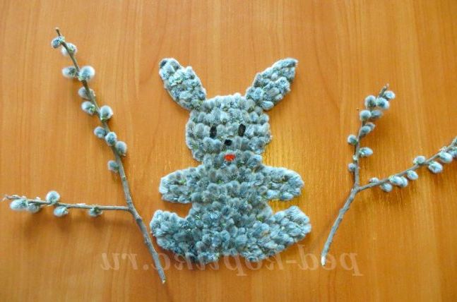 Аплікація з природного матеріалу