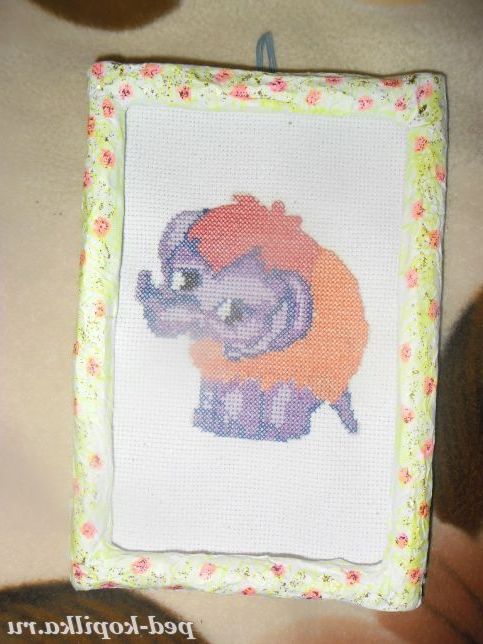Вишивка. Слоненя
