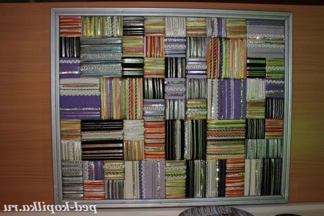 картина з пряжі 