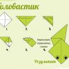 Орігамі. Пуголовок