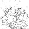 Розмальовки. Зима