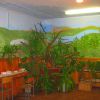 одна зі стін Центру науково-технічної творчості прикрашена природою рідного краю