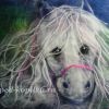 Картина з вовни. Кінь