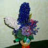 Весняний бісерний букет