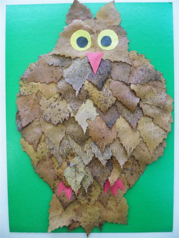Філін з листя. Майстер-клас Філін з листя. Майстер-клас