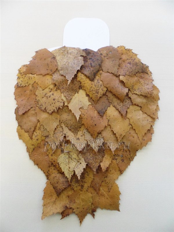 Філін з листя. Майстер-клас Філін з листя. Майстер-клас