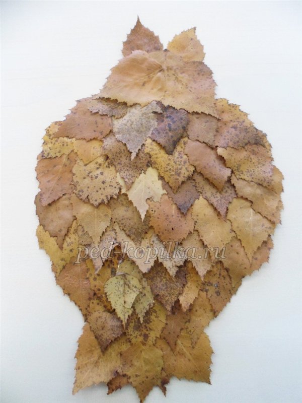 Філін з листя. Майстер-клас Філін з листя. Майстер-клас