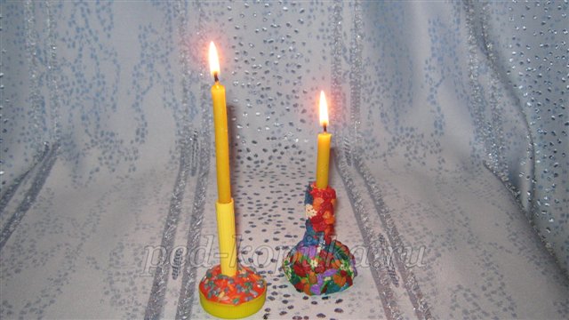 Підсвічники своїми руками