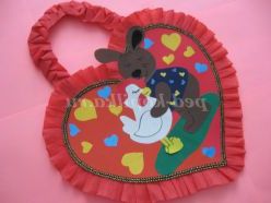 Майстер-клас. Панно-аплікація Щаслива парочка до дня Святого Валентина