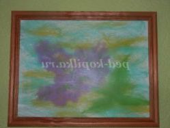 Майстер-клас. Картина з вовни «Бузок»