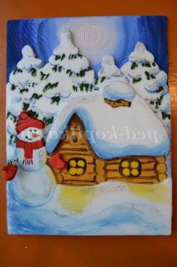 Майстер-клас з виготовлення панно методом об'ємної аплікації з пінопласту «Зимовий вечір»