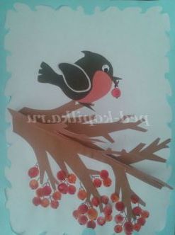 Майстер-клас з виготовлення аплікації «Зимові гості»