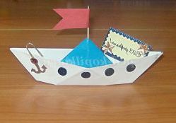 Майстер-клас «Татові в подарунок своїми руками кораблик»