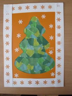 Майстер - клас «Листівка «Ялинка»