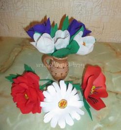 Майстер-клас «Солодкі букетики» (квіти на льодяниках на паличці «Чупа-чупс»)