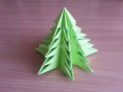 Майстер - клас з орігамі «Ялинка»