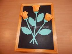 Троянди для мами до 8 Березня господарських серветок. Майстер-клас