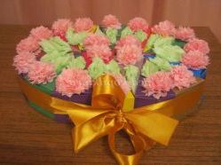 Подарунок для дівчаток на 8 березня, тортик. Майстер-клас з покроковим фото