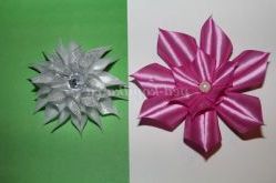 Майстер-клас «Подарунок на 8 Березня гумка для волосся з атласної стрічки»