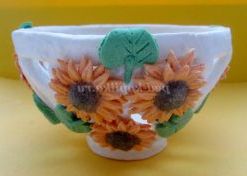 Майстер-клас по рукоділлю: «Ваза «Подсолнушки»» (тістопластика)