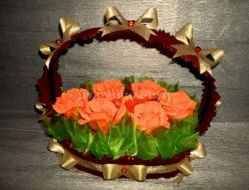Майстер клас з покроковими фото: «Корзинка з сюрпризом»