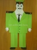 Майстер - клас з виготовлення листівки до 23 лютого