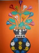 Пластилинография. Майстер-клас «Весняні квіти»