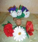 Майстер-клас «Солодкі букетики» (квіти на льодяниках на паличці «Чупа-чупс»)